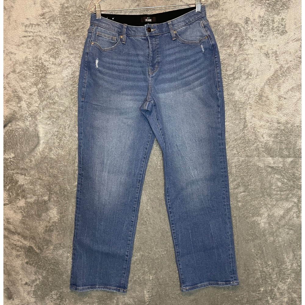Lularoe Women Size 28x30 Magic Flex Waist Mid Rise Curvy Wide Leg Denim Jeans